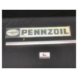 Pennzoil Metal sign