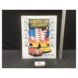 Route 66 Metal Sign