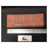 Antique Metal sign