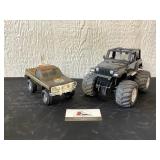 Vintage ERTL Truck & Modern Jeep