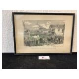 Union Troops in the Streets of Indianola TX