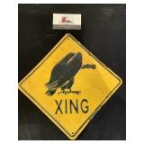 XING metal sign