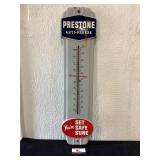 Prestone Thermometer Metal Sign