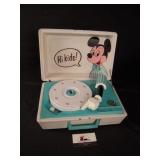 Mickey Mouse GE Record Player - Works