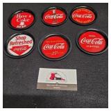 Coca Cola set of 6 Coaster