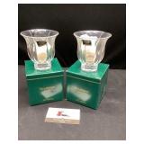 Two Noritake Votive Holder with Candle