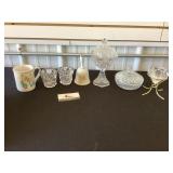 Precious Moments and crystal