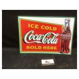 Coca Cola Metal Sign