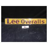 Lee Overalls Metal Sign