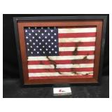 Framed Fabric Flag