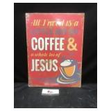 Jesus metal Sign