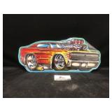 Hot Rod Metal Sign