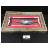 Framed Shadowbox Chevy Emblem