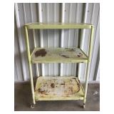 Vintage Rolling Kitchen Cart