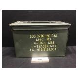 Empty Metal Ammo Box