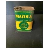 Mazola Corn Oil Tin