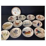 12 Days of Christmas Plates