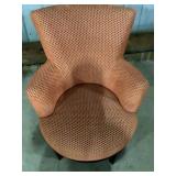 Swivel Orange Chair