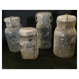 Vintage Glass Canning Jars