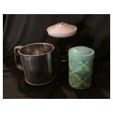 Sifter & 2 Canister