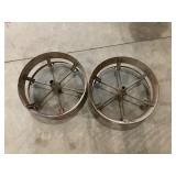 Pair of Steel Wheels