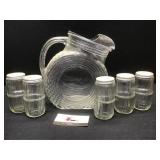 Vintage Pitcher & Glasses