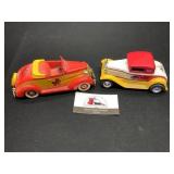 Two Die Cast ISU Cars