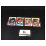 1988 Fleer Patrick Ewing, Larry Bird, Karl Malone,