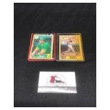 1987 Topps Barry Bonds, Jose Canseco