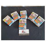 6 1990 Fleer Baseball Cello Packs