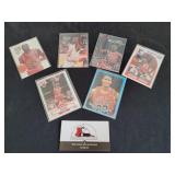 6 Michael Jordan Cards, 90 - 91 Fleer