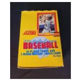 1990 Score Baseball Card Box Unopened