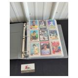 Binder of Baseball Cards