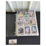 Binder of Baseball Cards