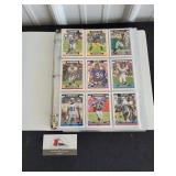 Binder of Football Cards