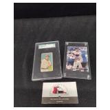 1910 Sweet Caporal Card and Aaron Judge Baseball