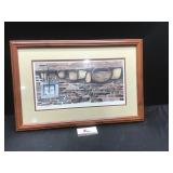 Wicker Baskets Framed Picture