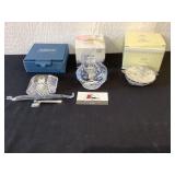 Candle, ring holder, pen holder