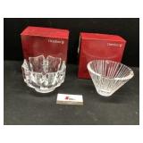 Orrefors Crystal Glass Bowls