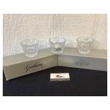 Gorham Lady Anne Votives set of three