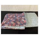 Blue quilted table runner