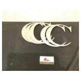 Diamond tread letter "C"