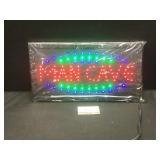 LED man cave sign