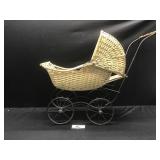 Wicker Doll Stroller