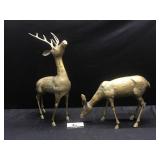 Brass Deer Lawn Ornaments