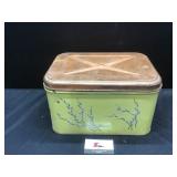 Vintage Metal Bread Box