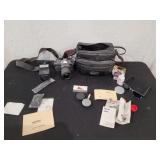 Pentax Film Camera with Bag and Accessories