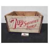 7 - Up Wooden Crate