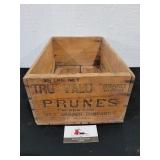 Wooden Prune Crate