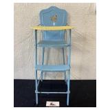 Vintage Tin Doll High Chair